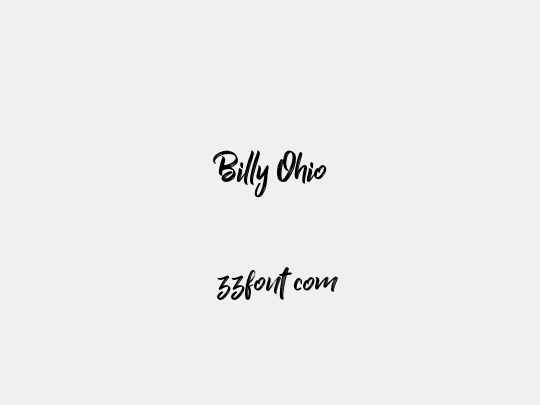 Billy Ohio