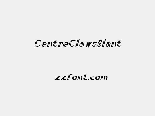 CentreClawsSlant