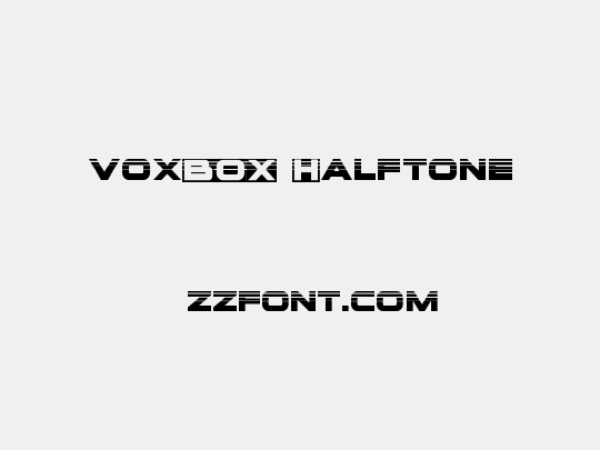 voxBOX Halftone