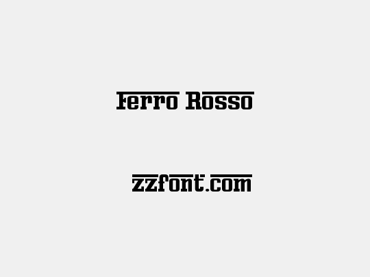 Ferro Rosso