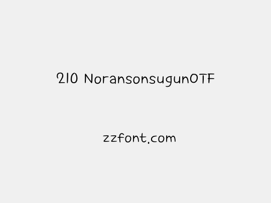 210 NoransonsugunOTF