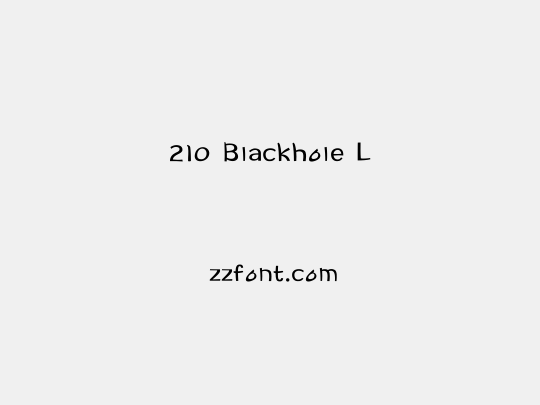 210 Blackhole L