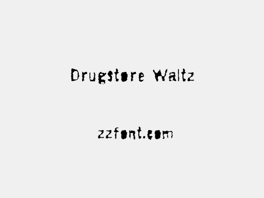 Drugstore Waltz