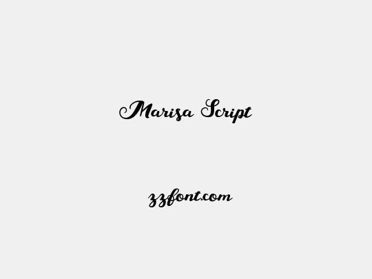 Marisa Script