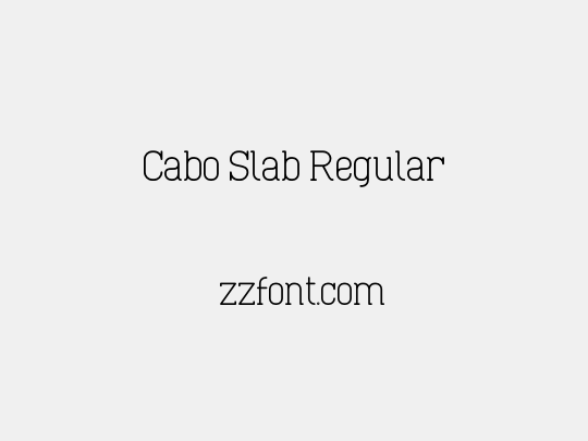 Cabo Slab Regular