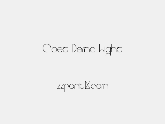 Coet Demo Light