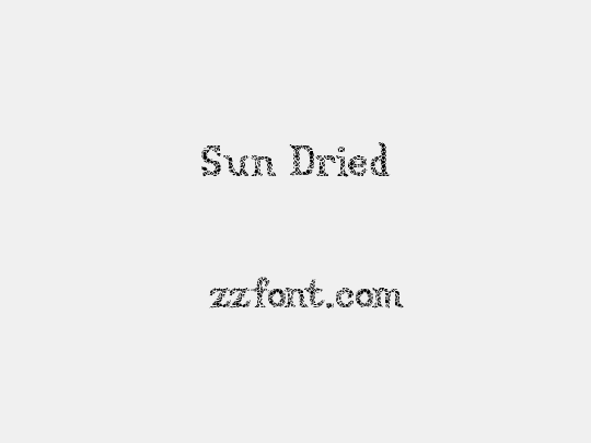 Sun Dried