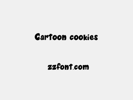 Cartoon cookies