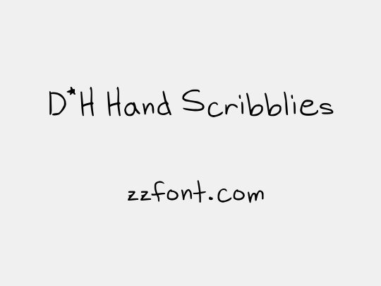 D*H Hand Scribblies