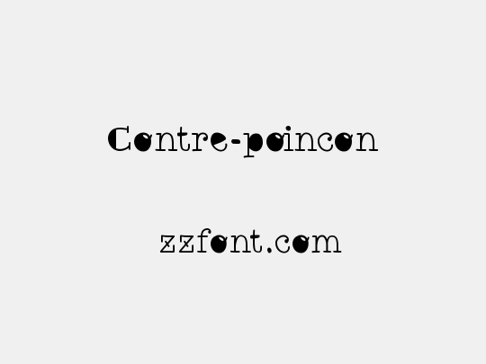 Contre-poincon