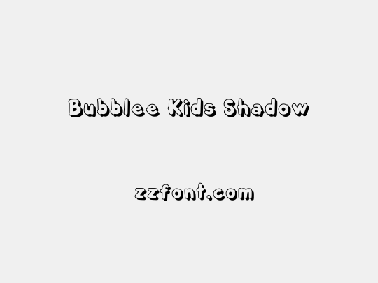 Bubblee Kids Shadow