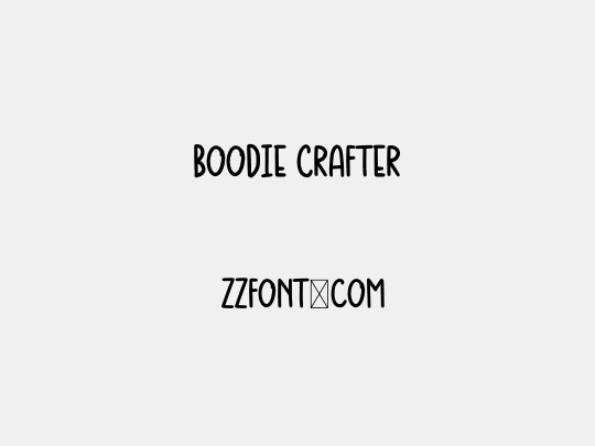 Boodie Crafter