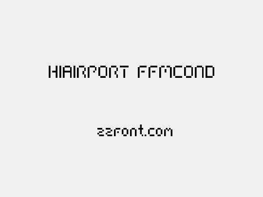 HIAIRPORT FFMCOND