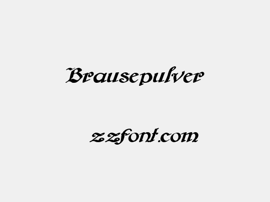 Brausepulver