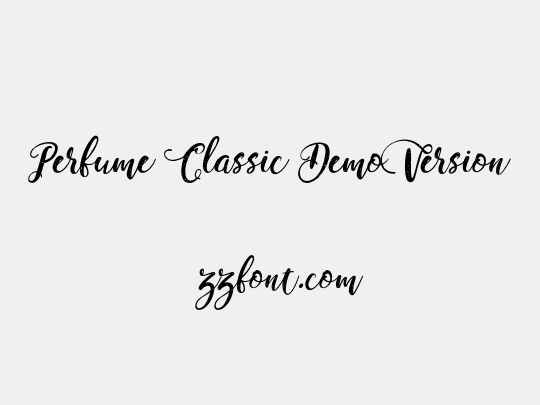 Perfume Classic Demo Version