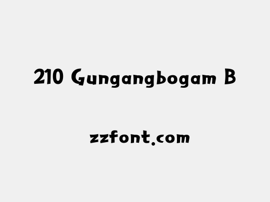 210 Gungangbogam B