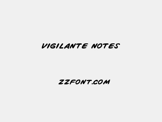 Vigilante Notes