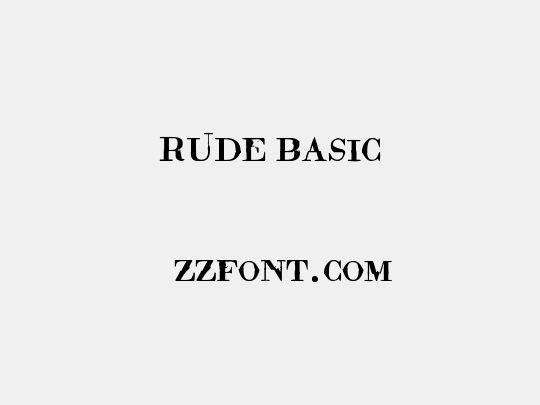 Rude Basic