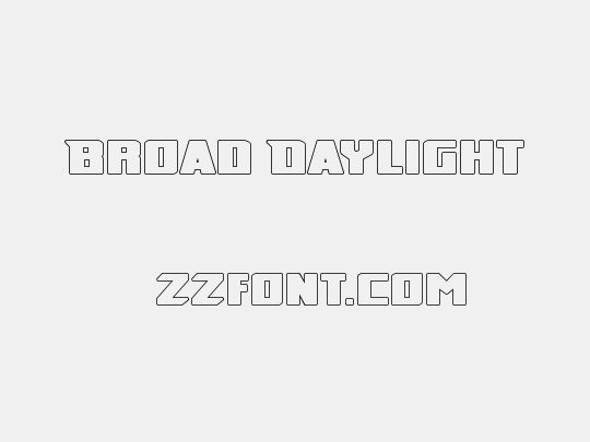 Broad Daylight