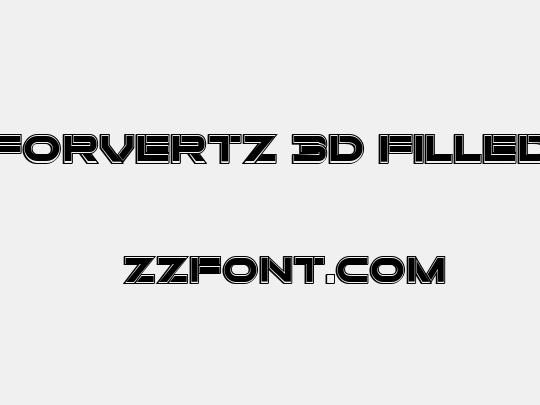 Forvertz 3D Filled