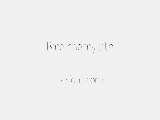 Bird cherry lite