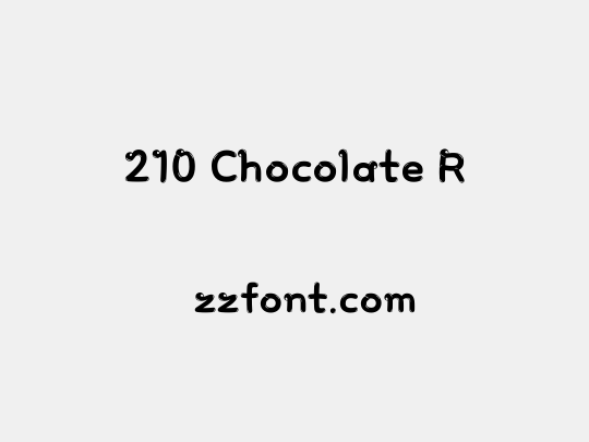 210 Chocolate R