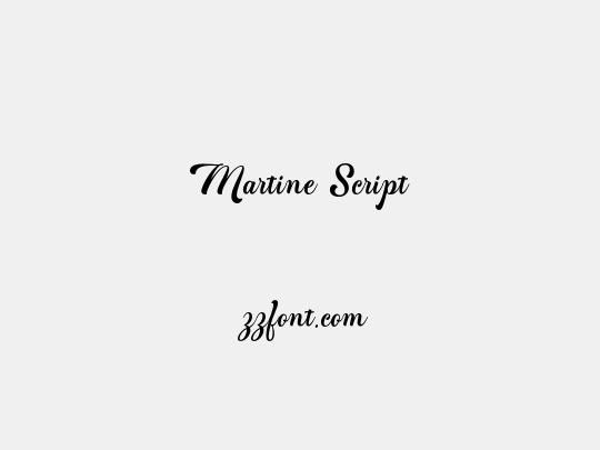 Martine Script