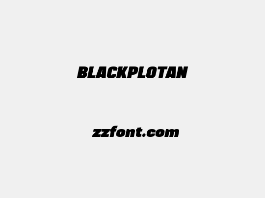 BLACKPLOTAN