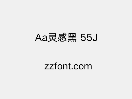 Aa灵感黑 55J