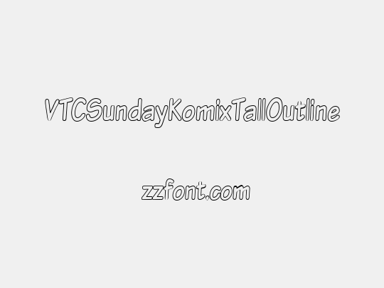 VTCSundayKomixTallOutline