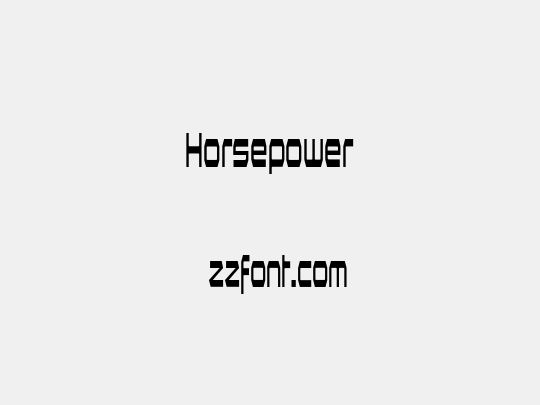 Horsepower