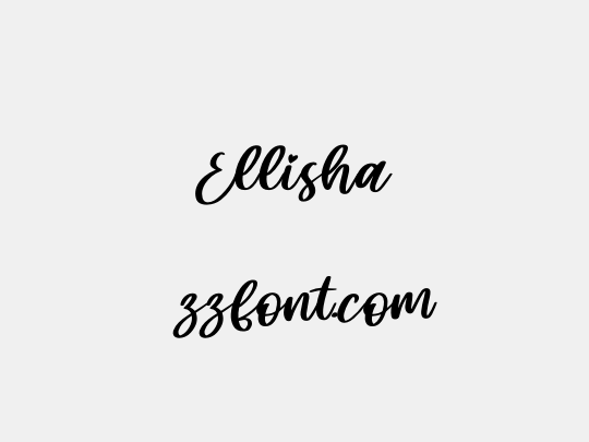 Ellisha