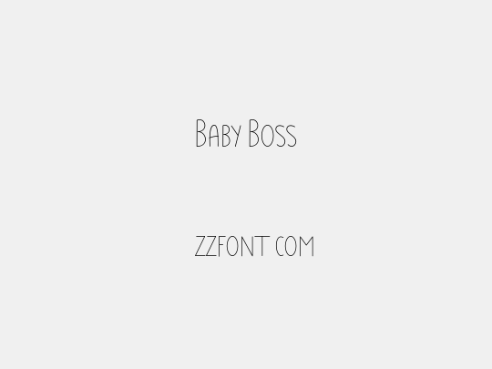 Baby Boss