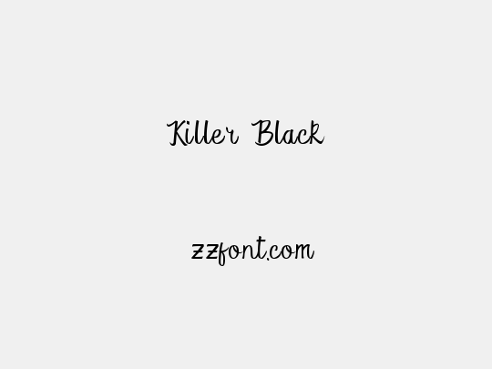 Killer Black