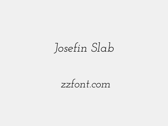 Josefin Slab