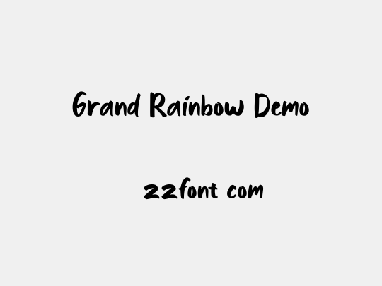 Grand Rainbow Demo