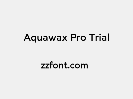 Aquawax Pro Trial