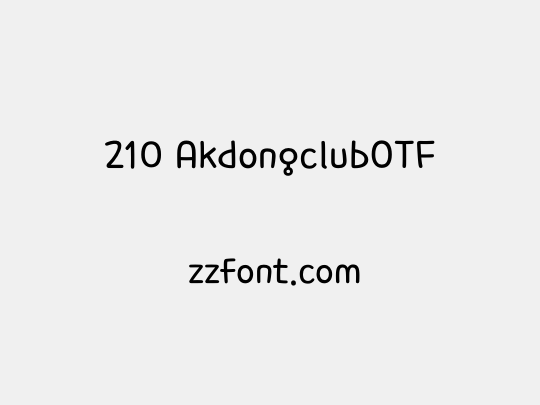 210 AkdongclubOTF