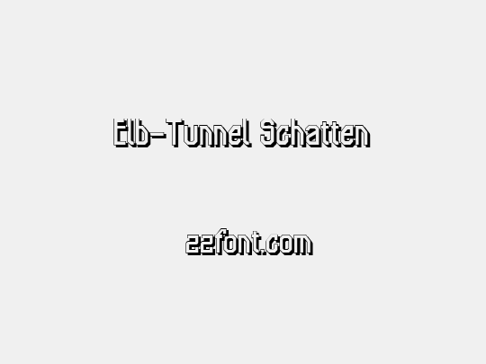 Elb-Tunnel Schatten