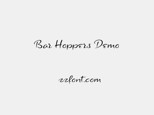 Bar Hoppers Demo