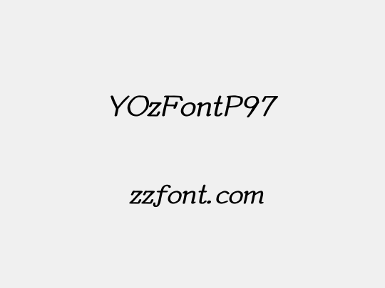 YOzFontP97