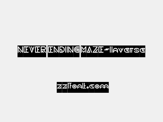 NEVER ENDING MAZE-Inverse