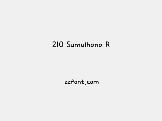 210 Sumulhana R