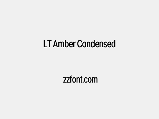 LT Amber Condensed