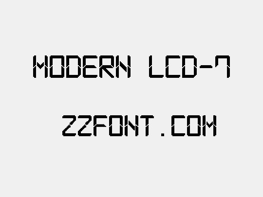 Modern LCD-7