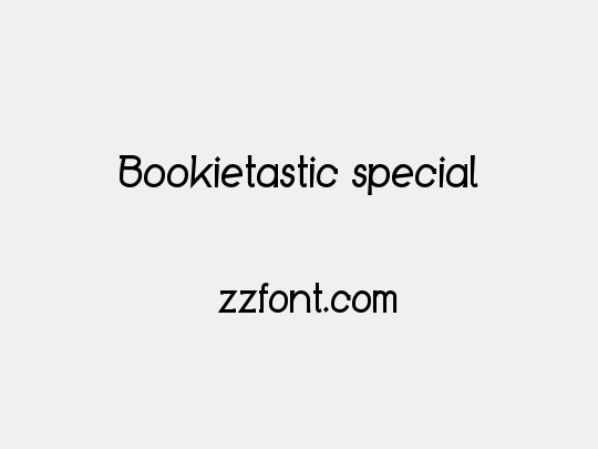 Bookietastic special