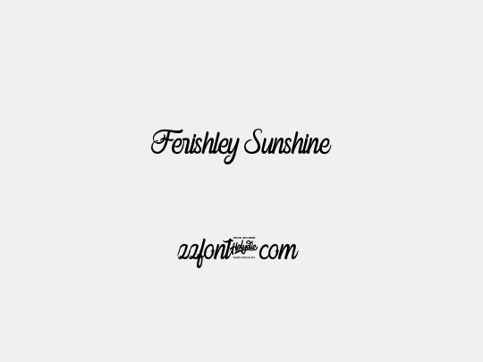 Ferishley Sunshine