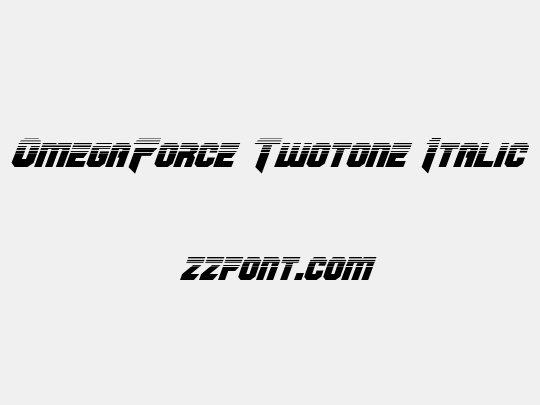 OmegaForce Twotone Italic