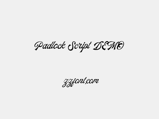 Padlock Script DEMO