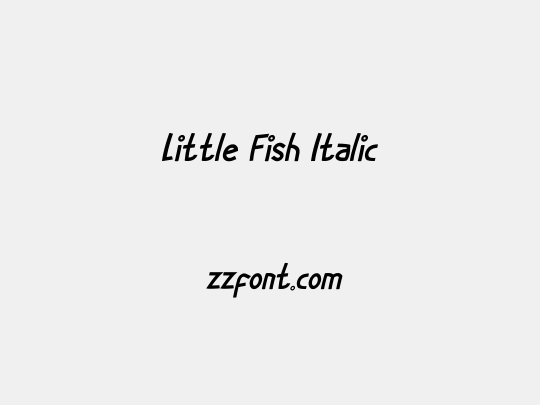 Little Fish Italic